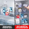 Transparent Assemble Fridge Shelf Divider Space Saving Rack Refrigerator Storage Refrigerator Divider Stand Kitchen Organizer