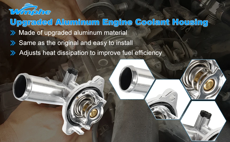 ترموستات الإسكان ل دودج دورانجو 2011-2015 ، جيب رانجلر 2012-2018 ، 5184651AH ، 5184651AF ، 902-852