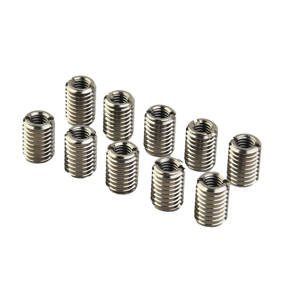 

Inside Outside Thread Adapter Screw Wire Thread Insert Sleeve Conversion Thread Reducer M6/ M10304 Stainless Steel Parts