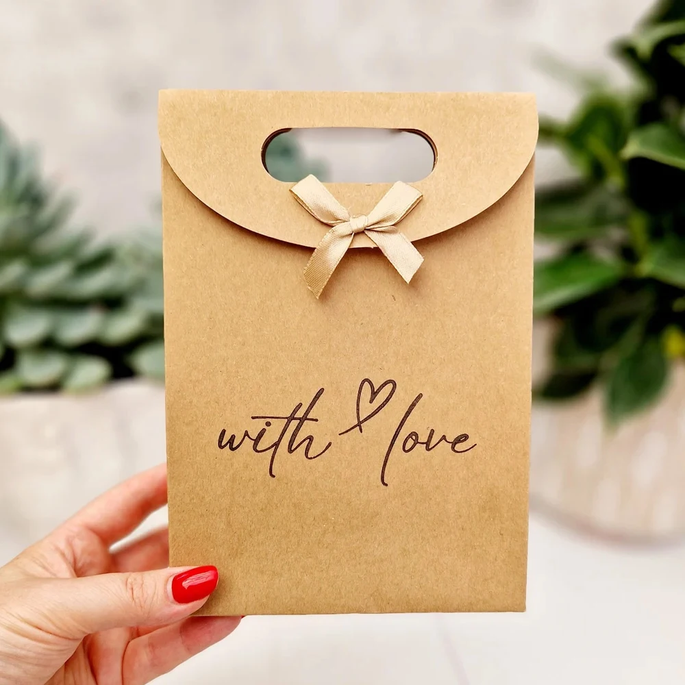 24 Stück Geschenkverpackungstaschen mit individuellem Logo, Boutique-Parfüm-, Ohrring-, Anhänger-, Armband- und Schmuck-Organizer-Einkaufstaschen – Detail 2