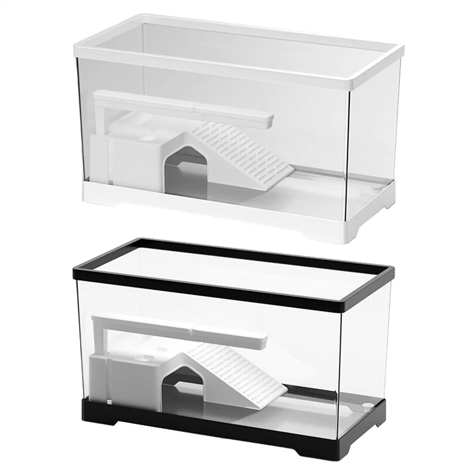 Turtle Tank Basking Ramp Breeding Tortoises Case Bottom Drainage Reptile Habitat Turtle Terrarium Turtle Habitat Indoor Decor