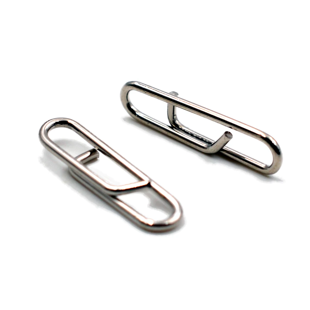 Fishing Safety Snaps Clip Interlock Line Terminal Tackle Angler's Power Clips Carp Rig Accessories 50Pcs