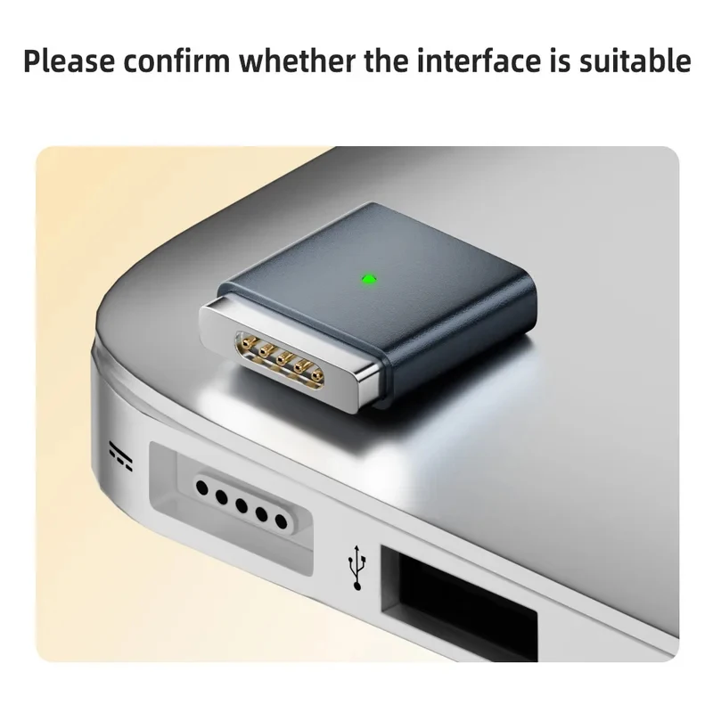 USB-C to MagSafe 2 자기 충전 어댑터 100W 고속 충전 MacBook Air Pro A1398/A1424/MC976/MD506/ME665/ME293/ME2942용