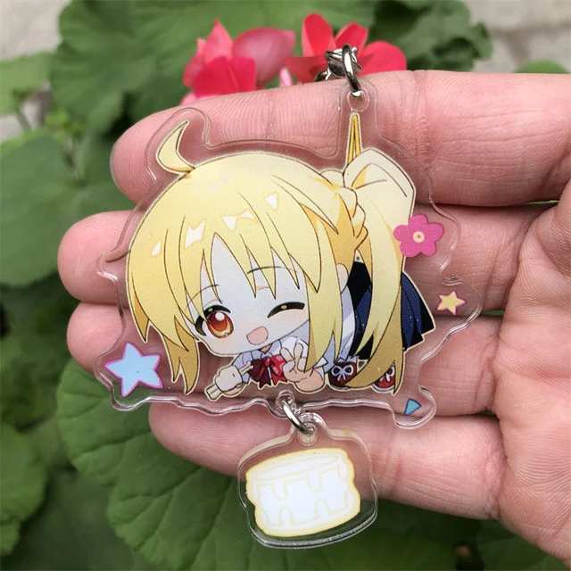 Anime Bocchi The Rock Star Keychain with Bell Kawaii Characters Acrylic  Pendant Keyring Collections - AliExpress