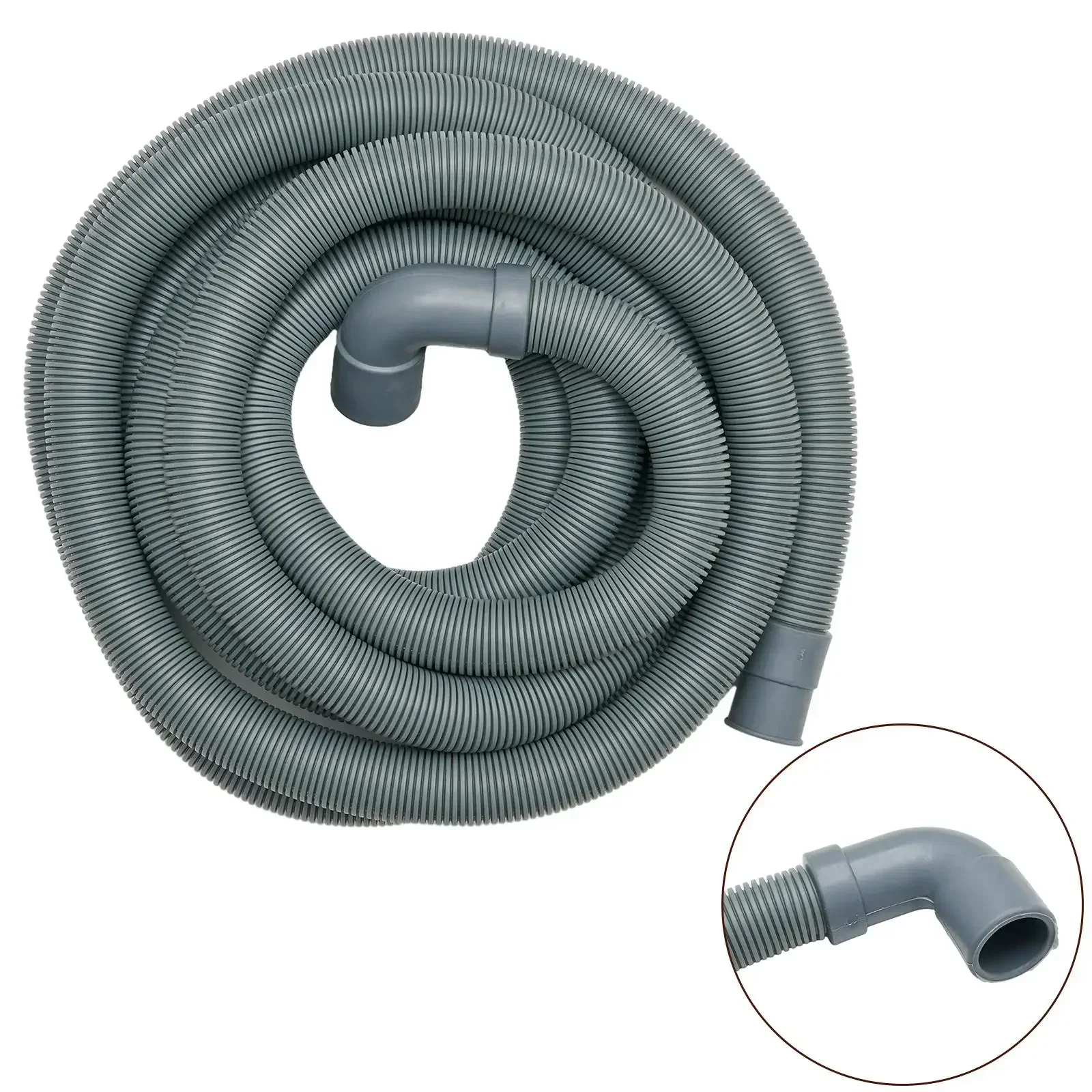 Extensión De Manguera De Desagüe Universal De 3 M Con Soporte Y Abrazadera, Apta Para Lavadoras Y Lavavajillas | Leroy Merlin
