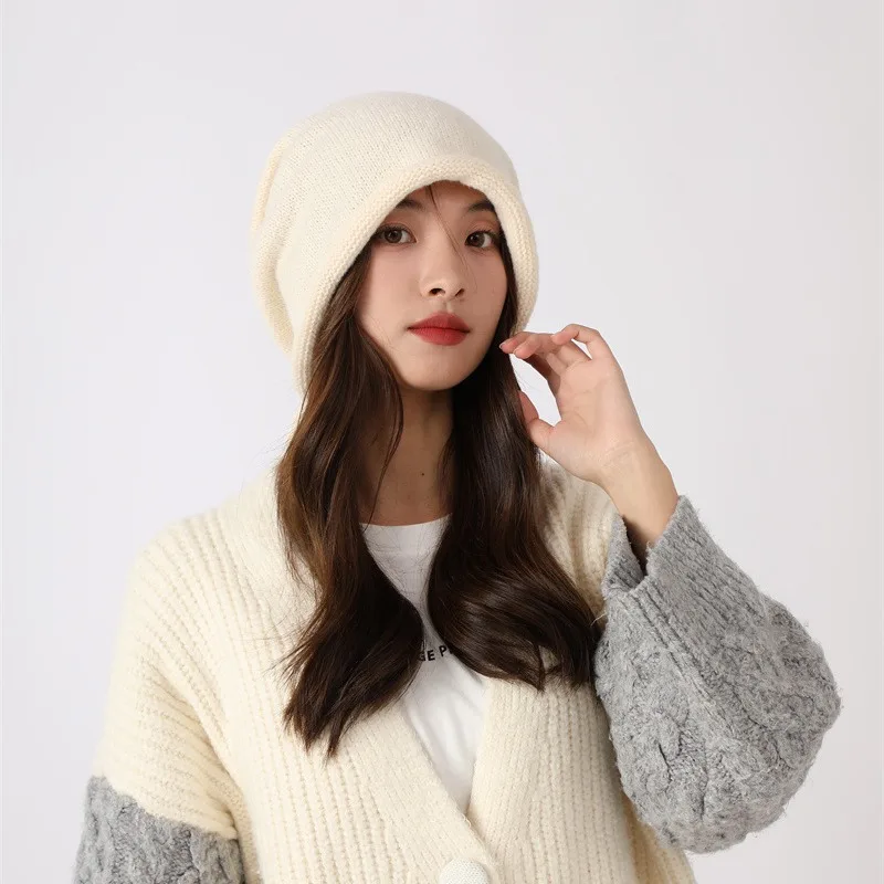 Breathable Cotton Polyester Beanie Thin Stylish Women Man Beanie Soft Stretch Hat Autumn Winter Casual Skull Cap Women's Cap