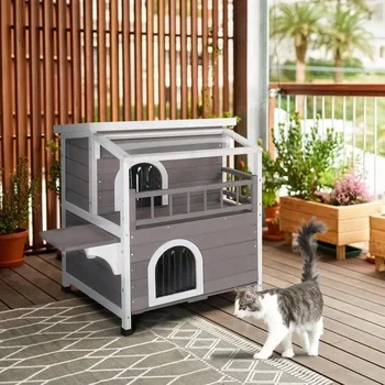 Outdoor Feral Cat House 1