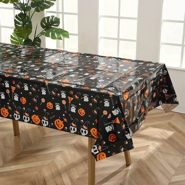 Halloween Skeleton Tablecloth 4