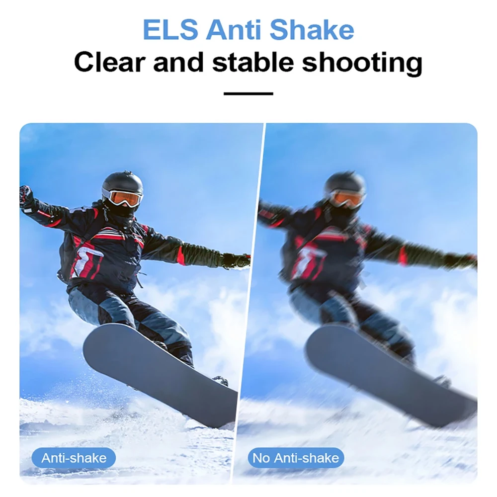 Caméra Action 4K Écran Tactile 270° Rotative Stabilisée EIS