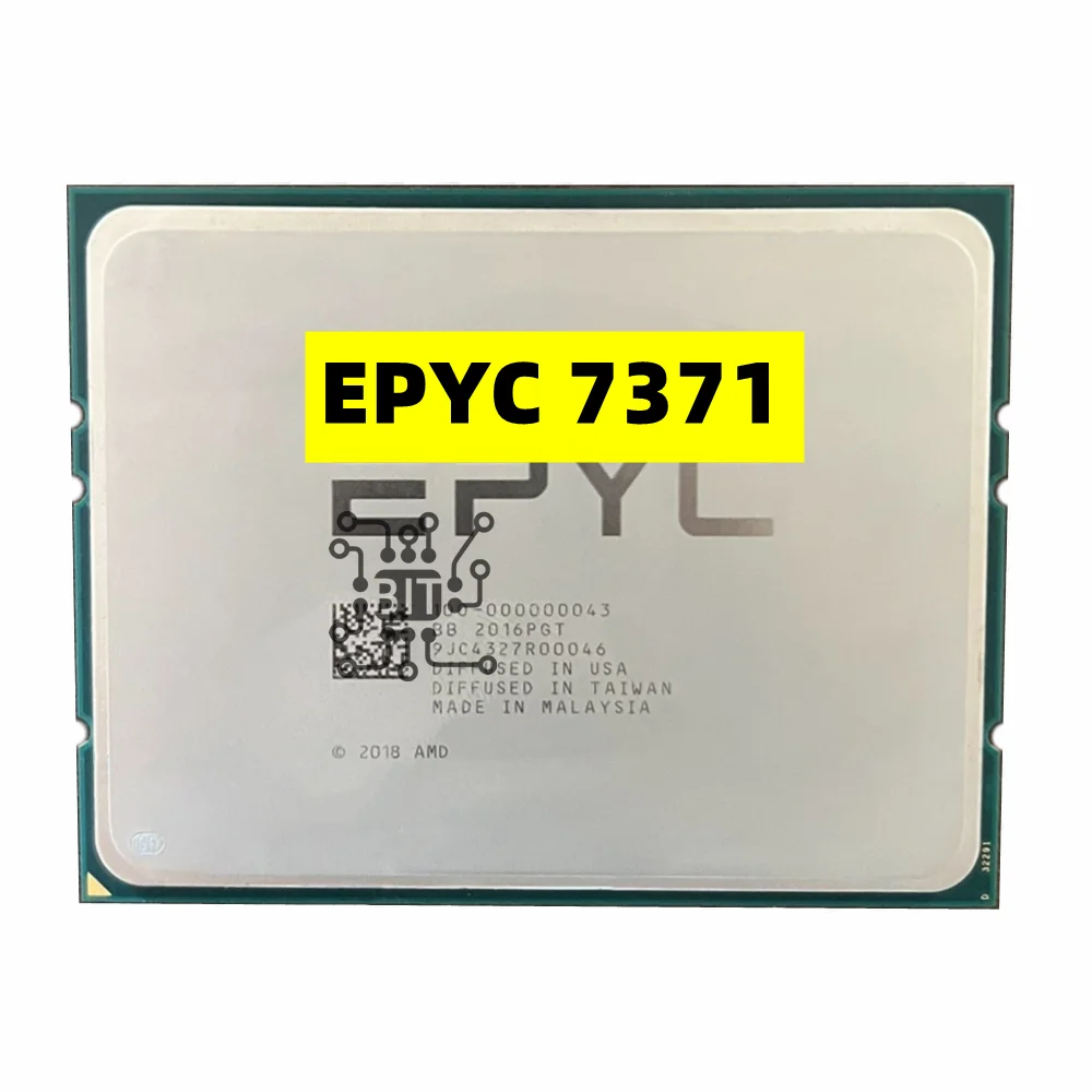 Amd Epyc 7371 3.1Ghz 16-Core 32 Thread L3 Cache 64Mb Tdp 200W Socket Sp3 Processore Cpu Server Epyc7371