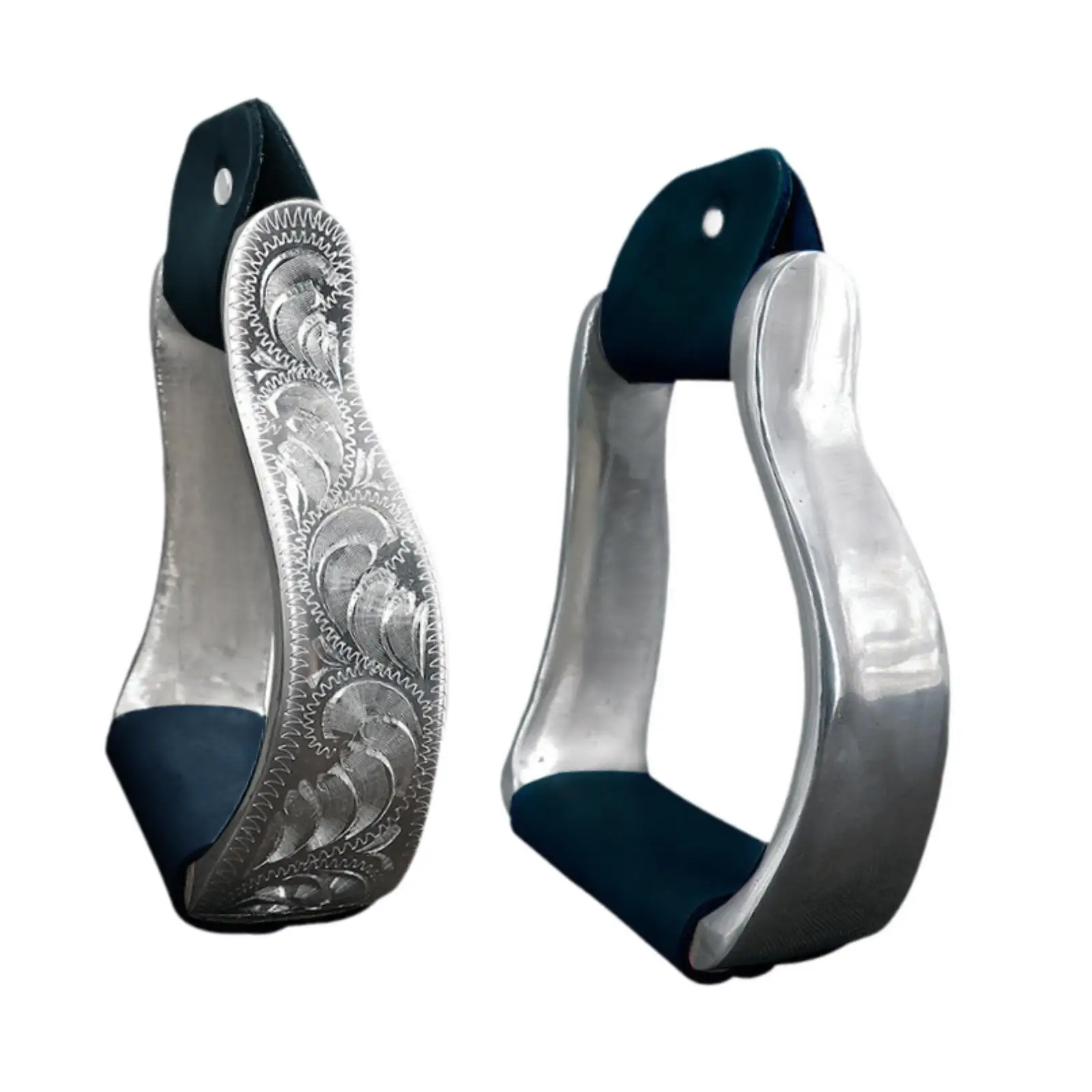 Stirrup for Saddle Aluminium Fittings Stable Hand Engraved Design Small Size Versatile Footrest for for Outdoor Equestrian Rider Stirrup for Saddle Aluminium Fittings Stable Hand Engraved Design Small Size Versatile Footrest for for Outdoor Equestrian Rider