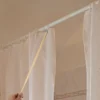 Aluminum Alloy Curtain Rod 50cm Lightweight Sturdy Manual Sliding Design Drapery Pull Rod Modern Curtain Stick 5