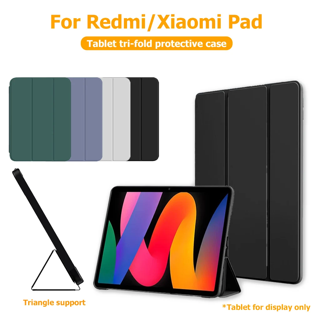 Premium Tri-fold Tablet Case with Folding Stand and Protective Cover