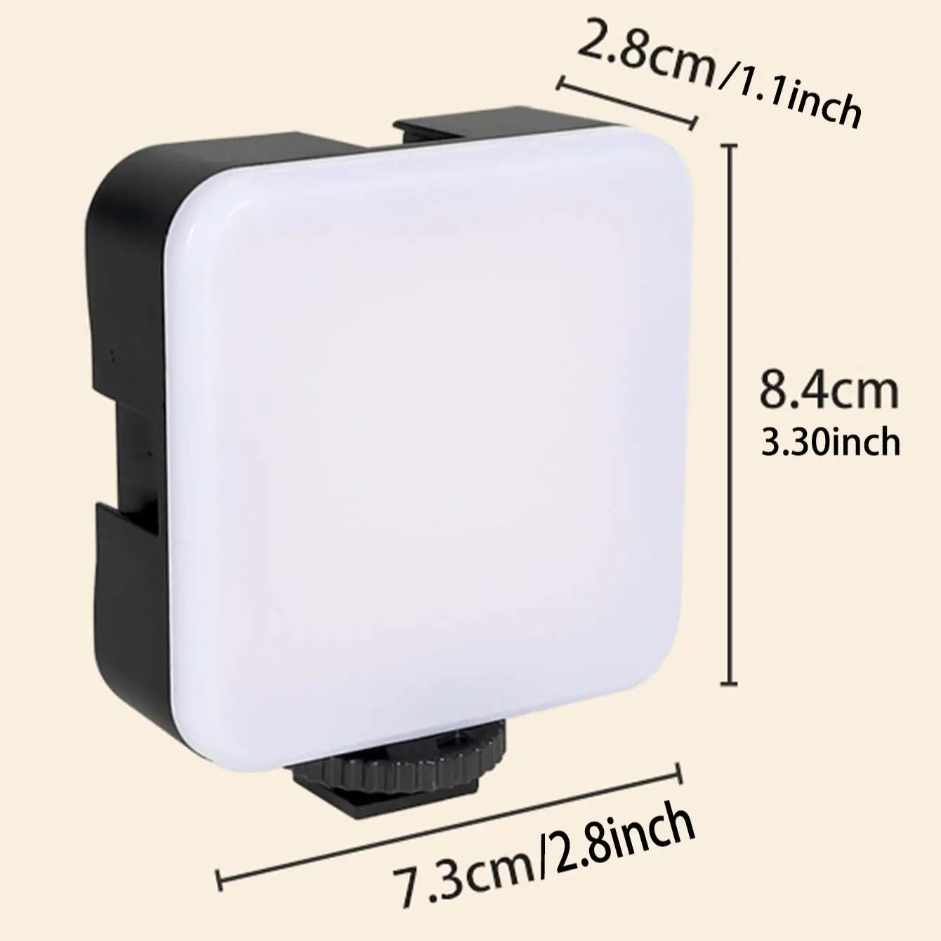 Portable LED Clip Light for Photography and Video Conferencing