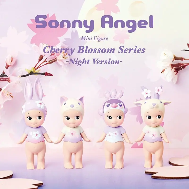 

Sonny Angel Cherry Blossom Series Mini Figure Dolls Blind Random Box Toys Cute Anime Figure Doll Ornaments Child Birthday Gift