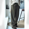 MICOCO K8063C Artistic temperament simple with thick loose high-waisted lean banana sweatpants 5