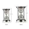 15/30 Minutes Brass Metal Hourglass European Retro Office Bookshelf Study Ornaments Sand Clock Home Indoor Decoration Timer Gift 6