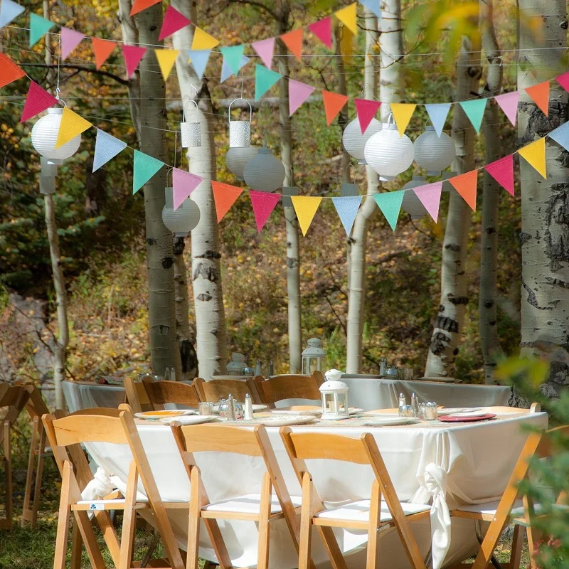 Birthday Banner Christmas Decorations Party Decorations 4m Colorful Jute Linen Pennant Flags Banner Birthday Wedding Christmas Party Decorations Bunting Banners Hanging Home Decor