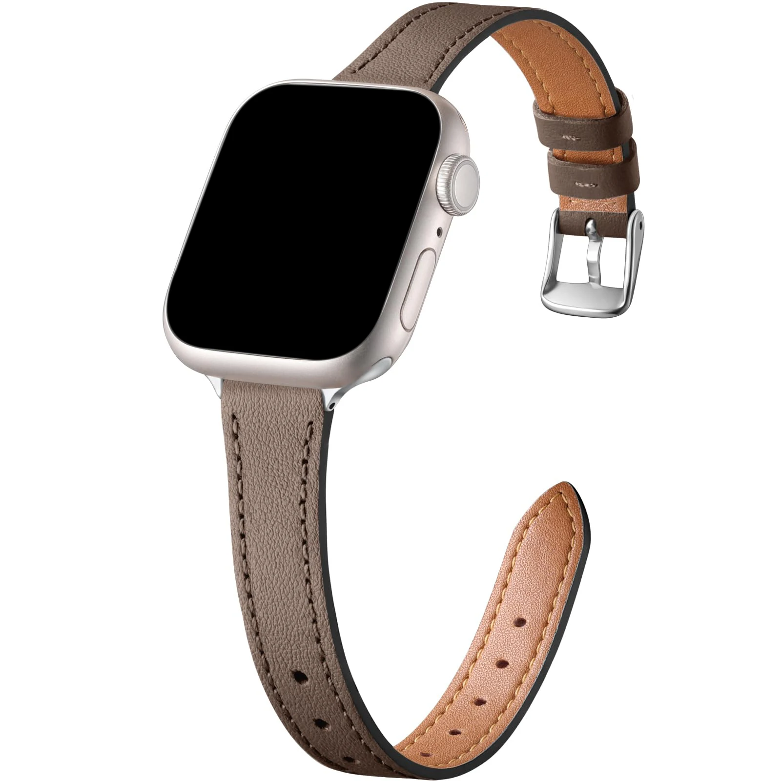 ตัวเลือกสินค้า สายรัดข้อมือหนัง PU สุดหรู สำหรับ Apple Watch