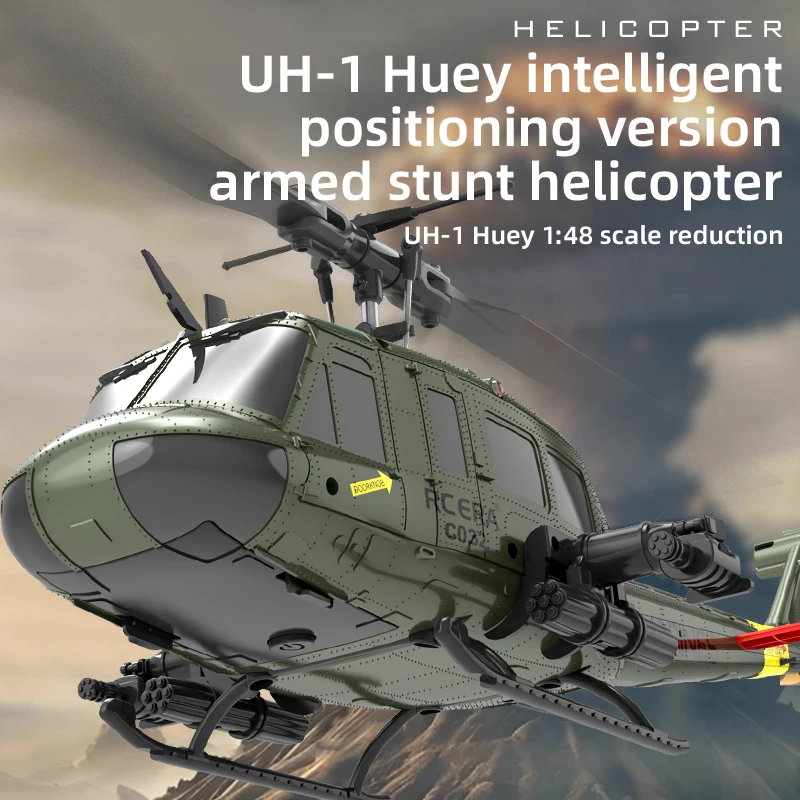 New RC ERA C032 (UH-1) RC Helicopter 6-Channel Brushless Model Airplane Intelligent Positioning Electric Remote-Controlled Toy - 2