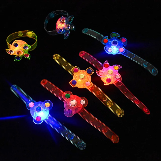 5/10/20Pcs LED Luminous Spinner Bracelet Kids 1