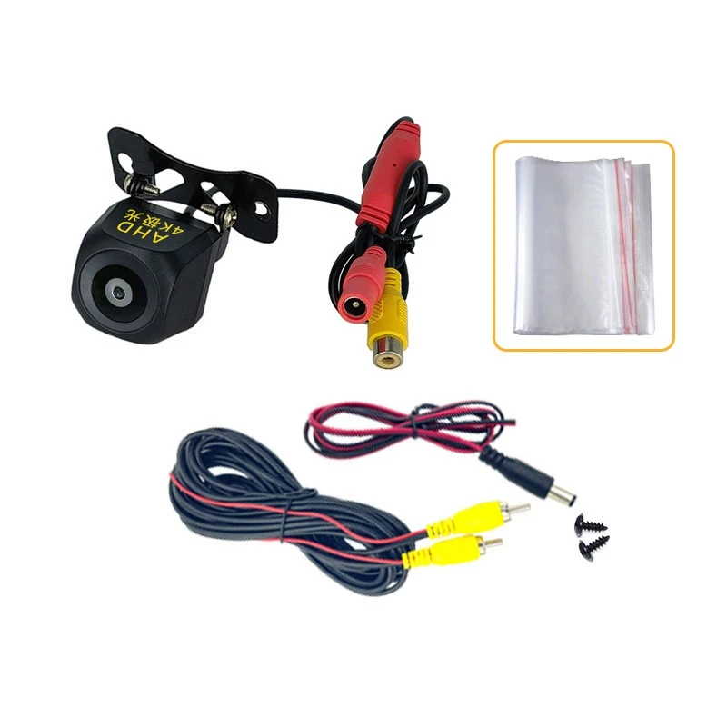 12V AHD 차량 후방 카메라 방수 야간 투시 HD 컬러 이미지 자동차 주차 백업 후방 카메라