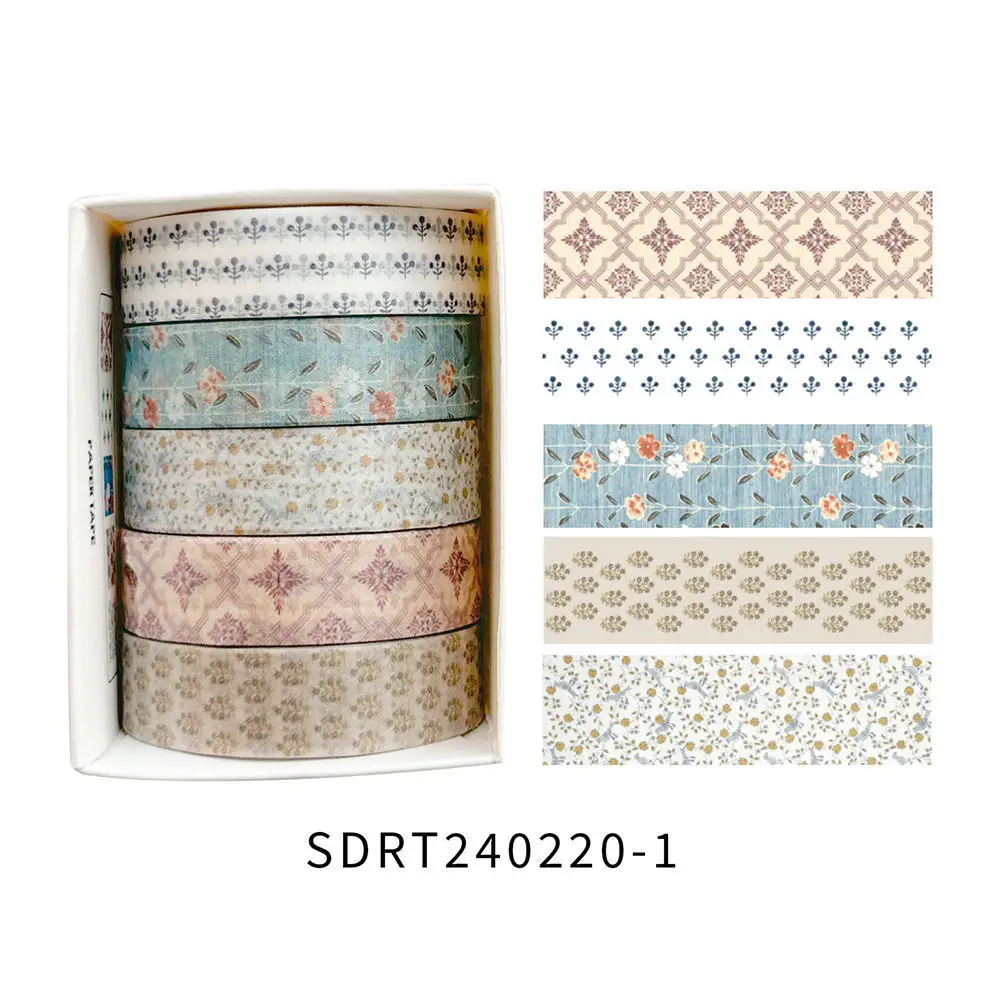 Hand Account Tape Set Decorative Material Hand Account Tape, Washi Tape Sticker 6