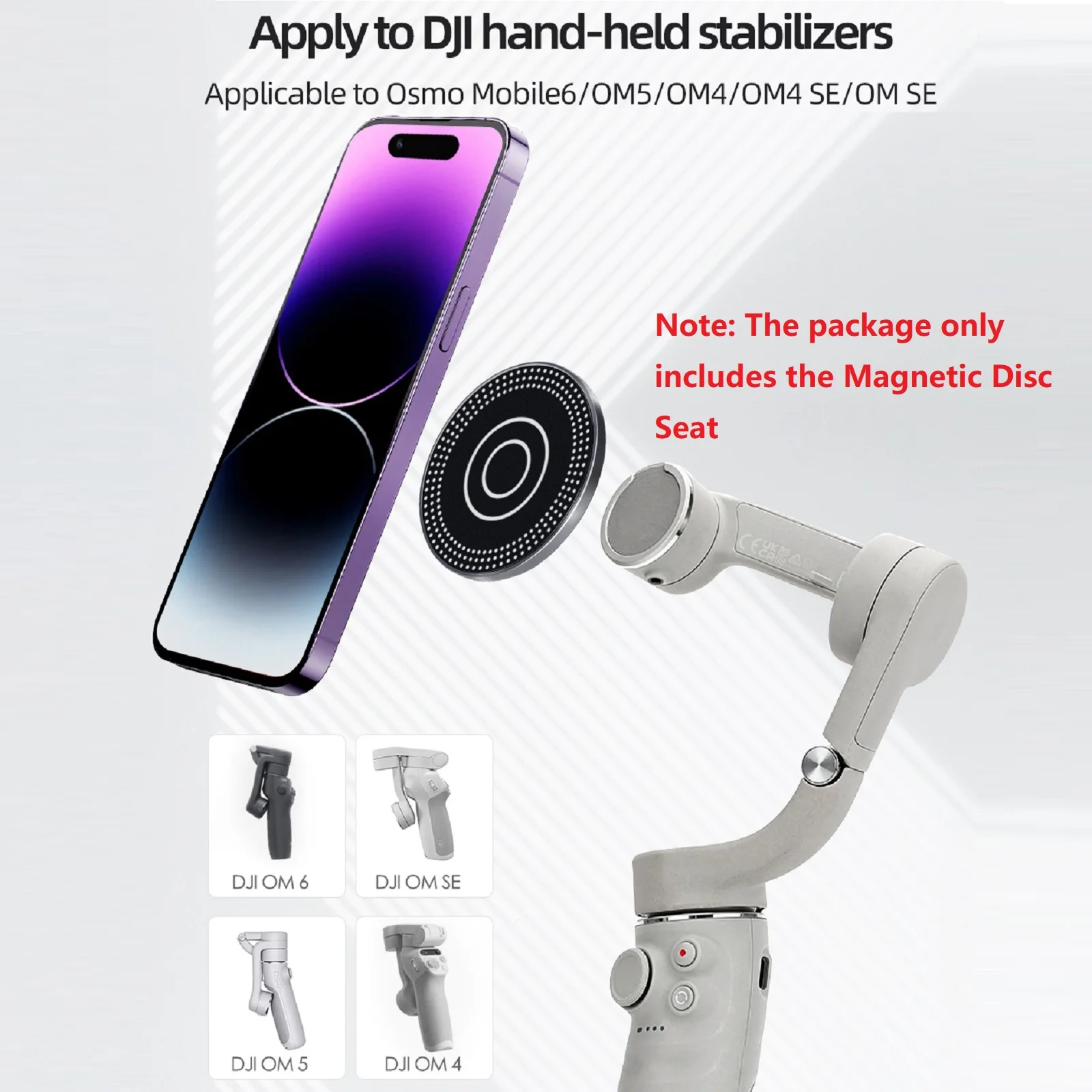 Dji Osmomobile用の強力な磁気電話マウント、ハンドヘルド 