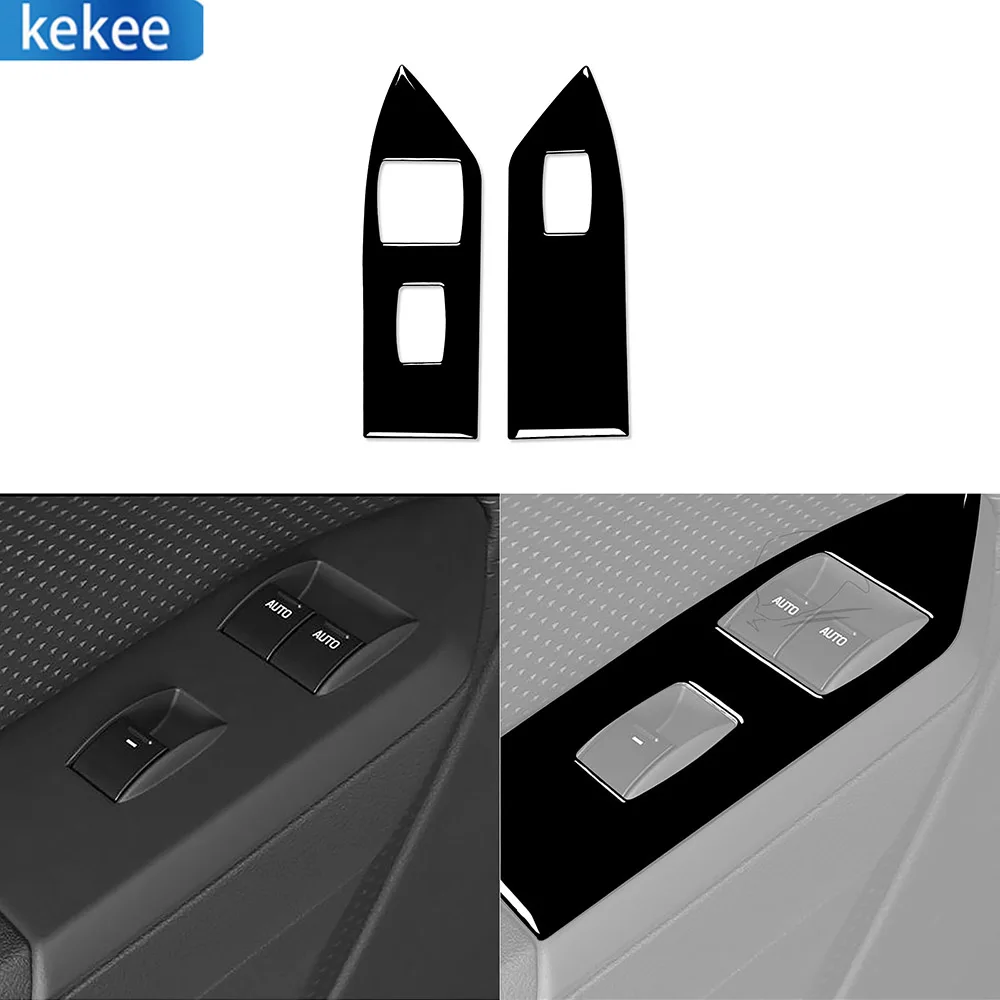 

For Ford Mustang 2005-2009 Car Window Lift Control Panel Cover Interior Decoration Accessories Stickers Piano Black