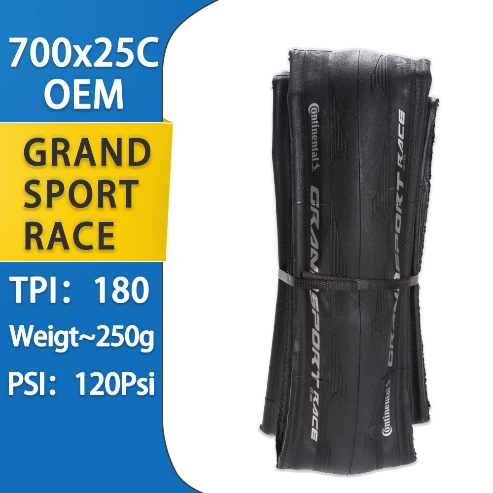 CONTINENTAL Grand Sport Race Original OEM 700x25/28c Folding