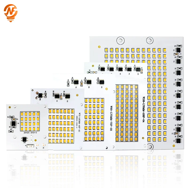 Чиповая Светодиодная лампа 10 Вт 20 30 50 100 SMD 2835 прожектор с бусинами 220 В переменного