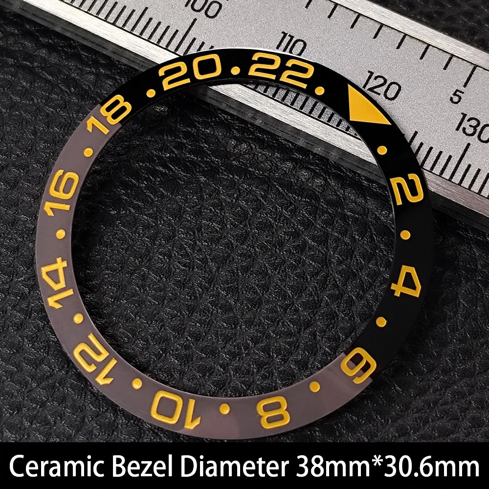 Elegant 38mm Ceramic Bezel Insert