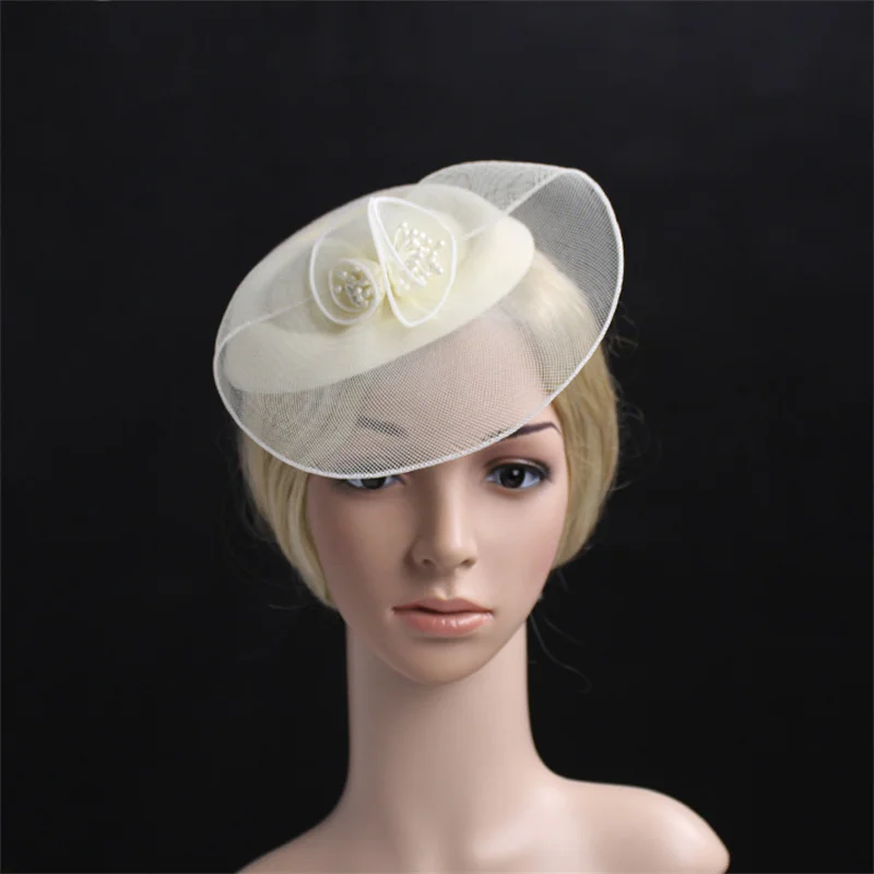 Flight Attendant Little Hat Ball Banquet Bride Bridesmaid Headdress
