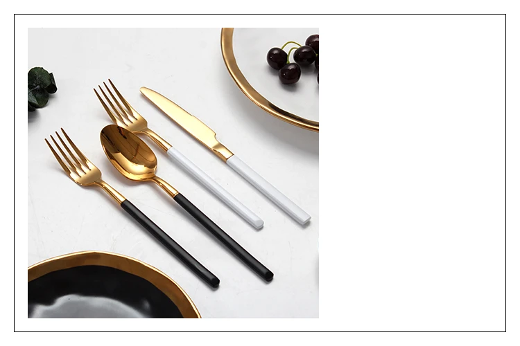 Black and gold matte ceramic plates