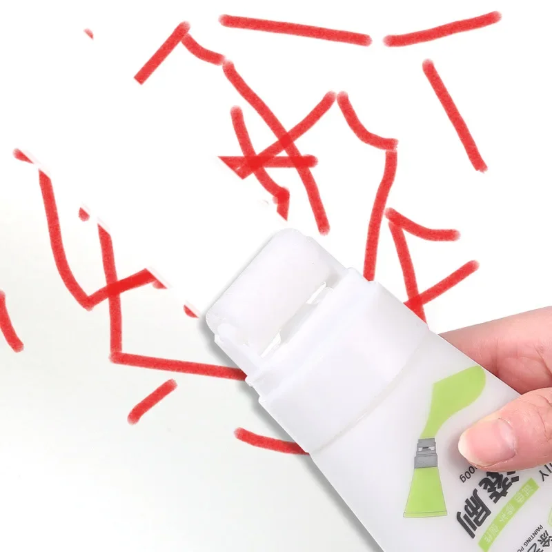 White Facial Roller Repair Paint Mildew-Proof Crack Nail Hole Repair Wall Paste Small Scraper Water-Resistant Putty Paste