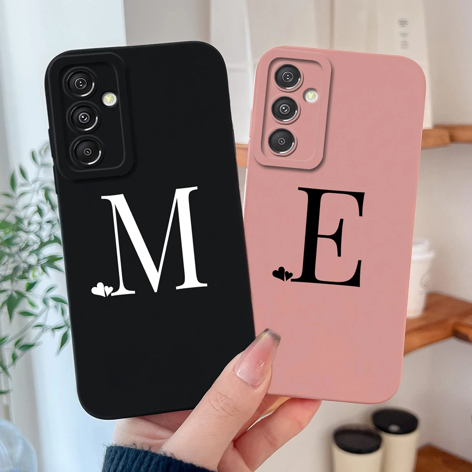 Simple Letters Liquid Silicone Phone Case - High Quality Soft Back Cover