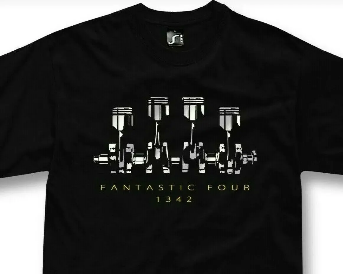 Motore Tshirt Motore 4 Cilindri Vtec Jdm Turbo Engineer Meccanico Pistone Tshirt