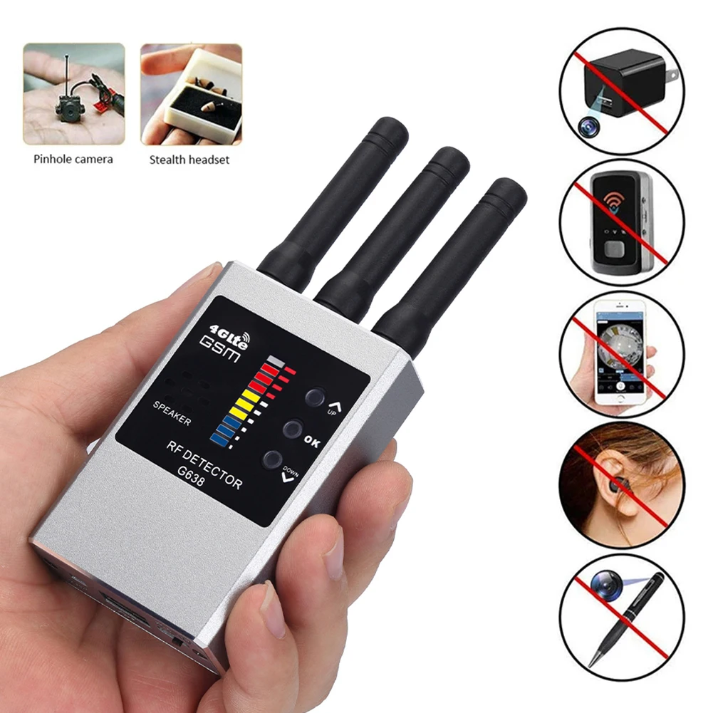 Rilevatori Di Telecamere Nascoste Rilevatore Di Dispositivi Nascosti Rilevatore Di Telecamere Anti-Spia Per Dispositivo Di Ascolto Di Bug Rf Localizza
