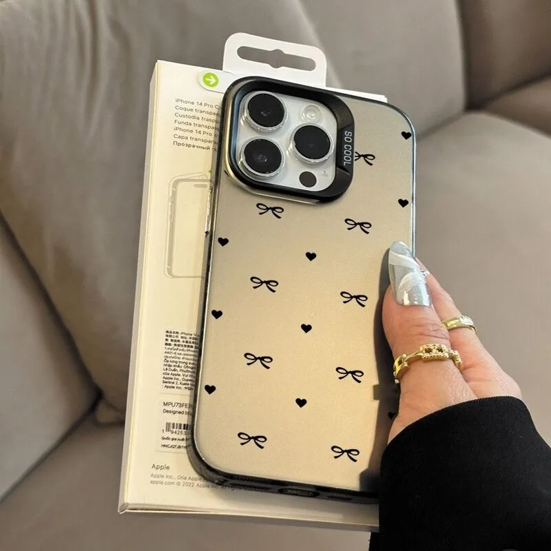 Pink Bow Print Phone Case Cover