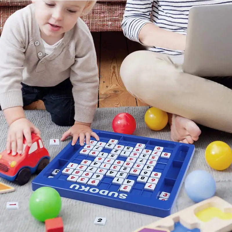 Montessori Educational Toy Sudoku Puzzles Game For Children Math Brain Teaser Toys Number Thinking Game Birthday Gifts 6