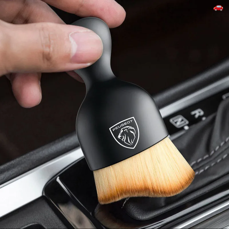 Car Interior Cleaning Soft Brush Tool Dust Remover For Peugeot 206 307 308 3008 207 208 407 508 2008 408 4008 Rifter 5008 301