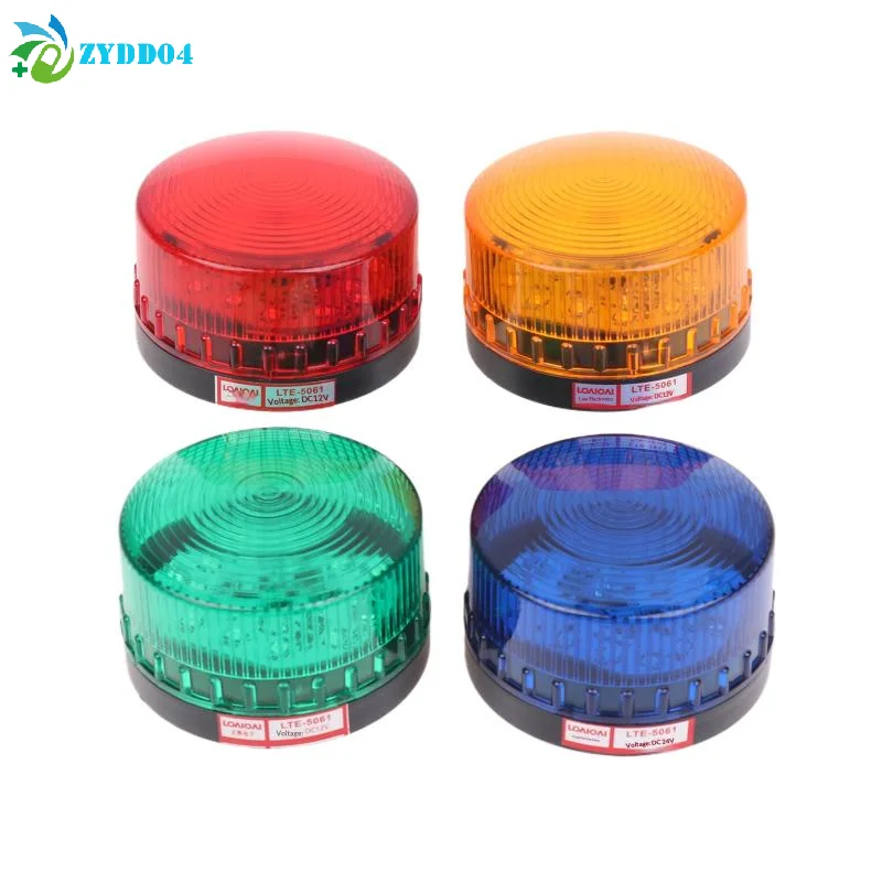 Strobe Signal Warning LED Flashing Light – Security Alarm Beacon, Multi-Voltage