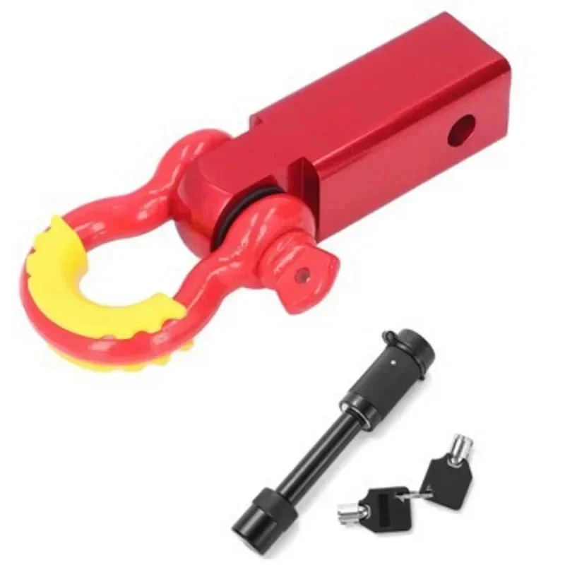Aluminum Alloy Trailer Arm Ball Hook Fast Off-road Vehicle Modification Rear Bar Motorboat Traction Connector Winch Tool