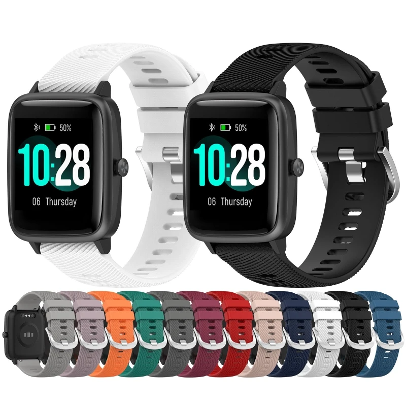 

Сменный силиконовый ремешок, водонепроницаемый браслет, совместимый с SW021/SW025/SW01/SW023/Uwatch 3, умные часы