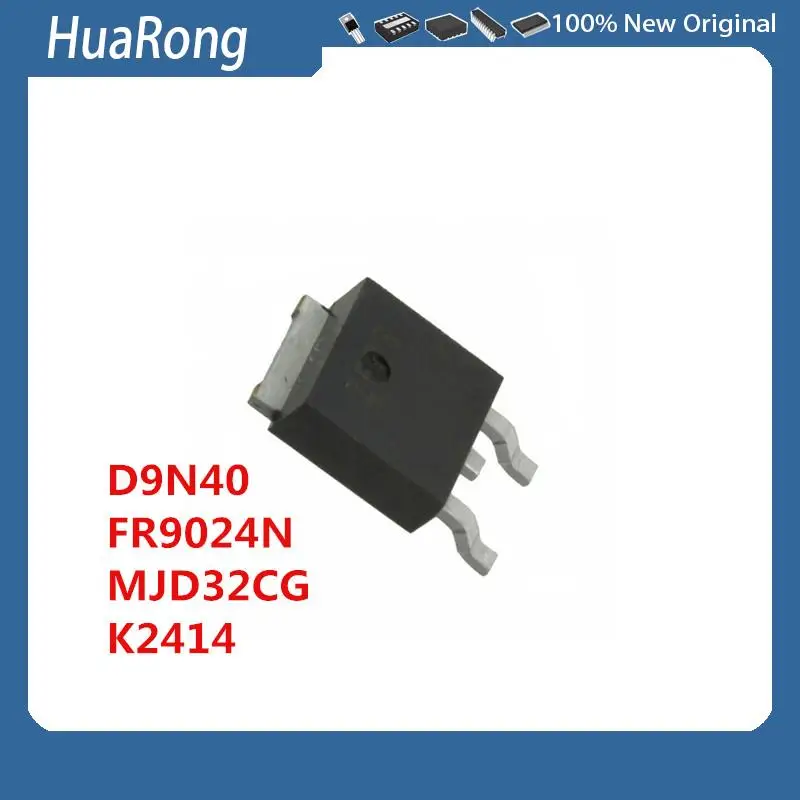 

10PCS/LOT D9N40 AOD9N40 9A 400V FR9024N J32C J32CG MJD32CG K2414 2SK2414 TO-252