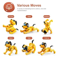 JJRC Funny RC Robot Electronic Dog Stunt Dog Touch-sense Music Song Walking Dancing Animal Robot Dog for Boy Girls Children Toys 2