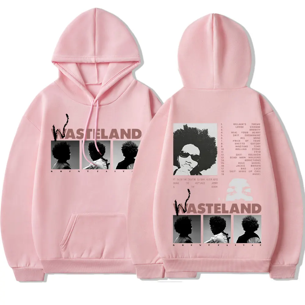 thumbnail image 1 of Sudadera con capucha Brent Faiyaz, sudadera con estampado de Álbum de música Wasteland, ropa de calle de gran tamaño, jersey polar para mantener el calor, otoño e invierno, 2022, 1 of 5