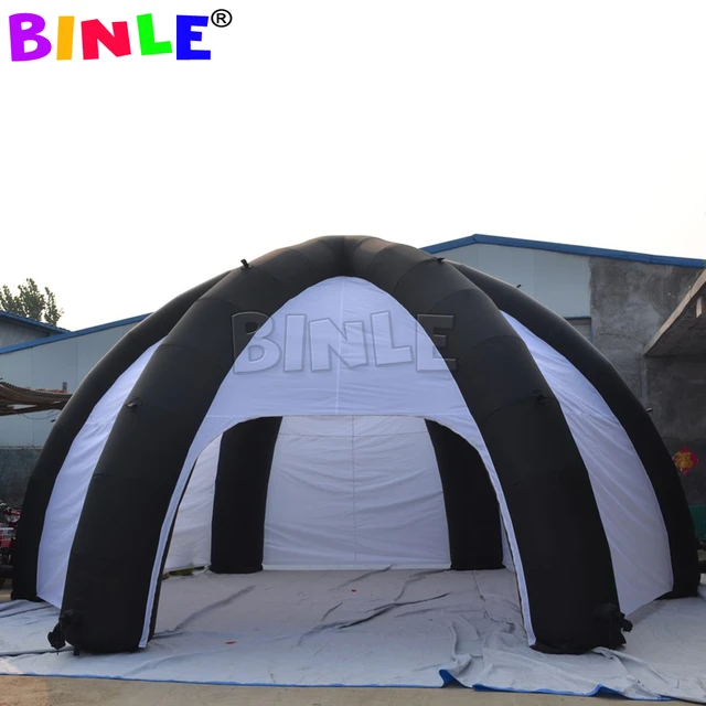 رخيصة المحمولة 6 m خيمة عنكبوت قابلة للنفخ قبة على شكل نفخ خيمة سيارة خيمة  المرآب مع الجدران للبيع - AliExpress