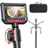 4.3-inch Bi-Directional Borescope, 8.0mm Camera, HD 1080P with LED Illumination for Automotive Repair, Plumbing Inspection 1