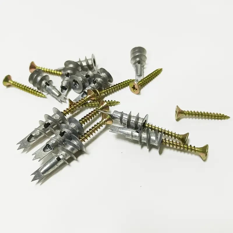 Plasterboard Drywall Anchor Hollow Wall Self-drilling Wall Plug with Tapping Screw Drywall Bolt 10Pcs drywall anchor kit drywall anchor hollow wall anchor set